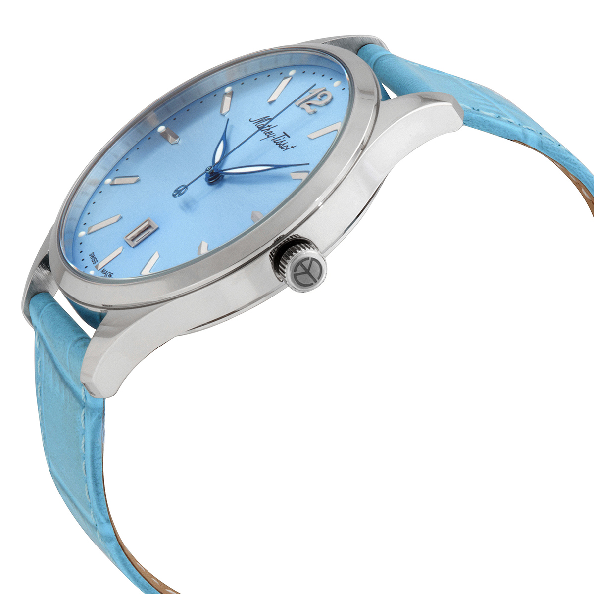 mathey tissot urban quartz blue dial men's watch h411sky mathey tissot urban quartz blue dial men's watch h411sky