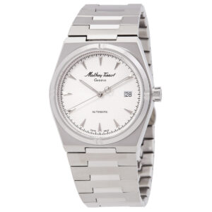 mathey tissot zeus automatic silver dial men's watch h118atai