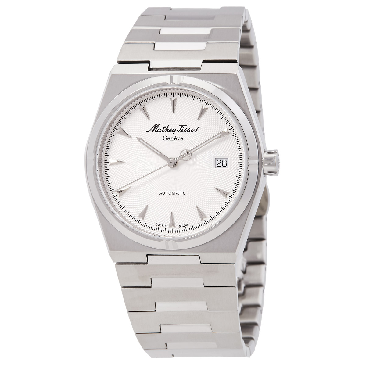 mathey tissot zeus automatic silver dial men's watch h118atai mathey tissot zeus automatic silver dial men's watch h118atai