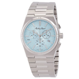 Home mathey tissot zeus chronograph quartz blue dial men's watch h118chsk