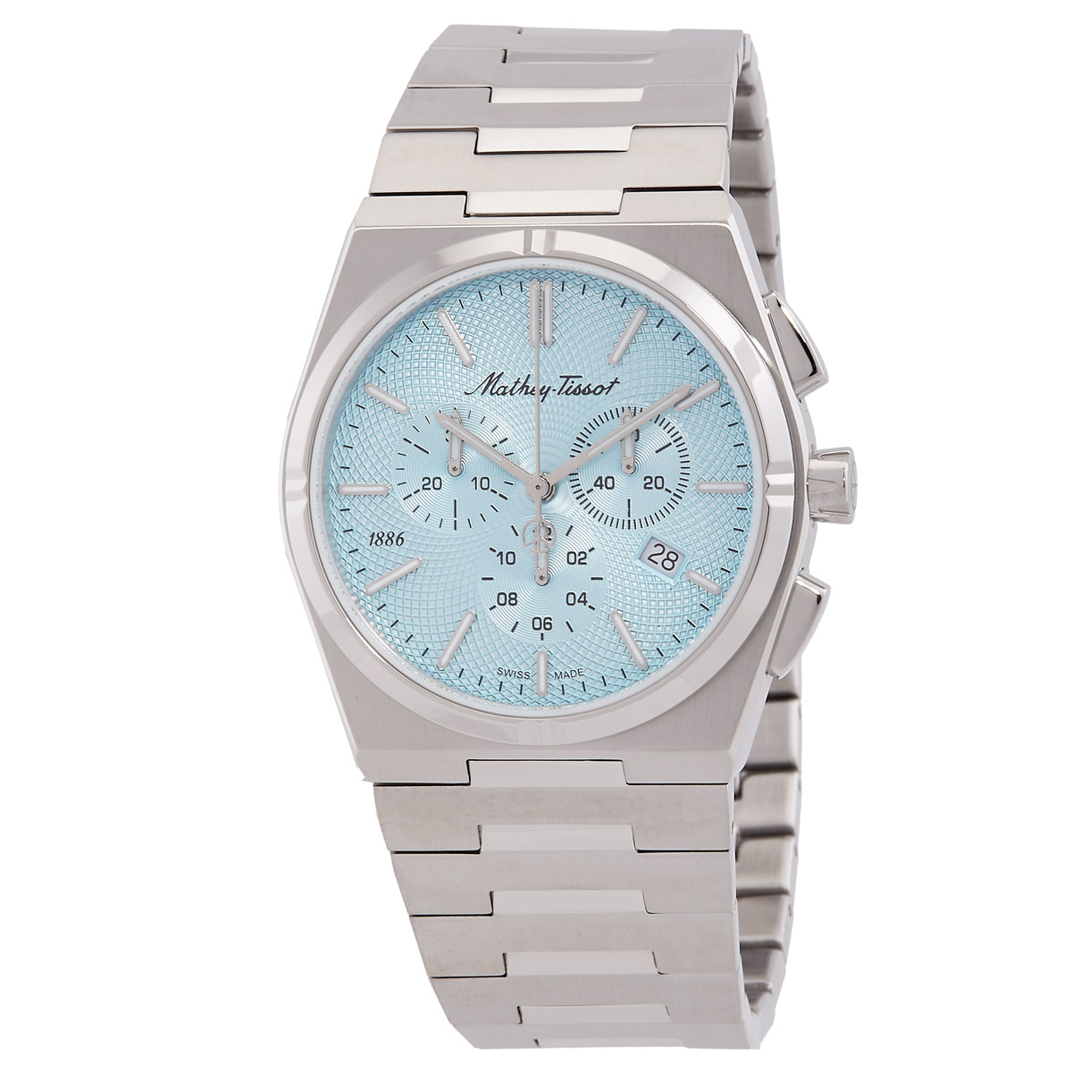 mathey tissot zeus chronograph quartz blue dial men's watch h118chsk mathey tissot zeus chronograph quartz blue dial men's watch h118chsk