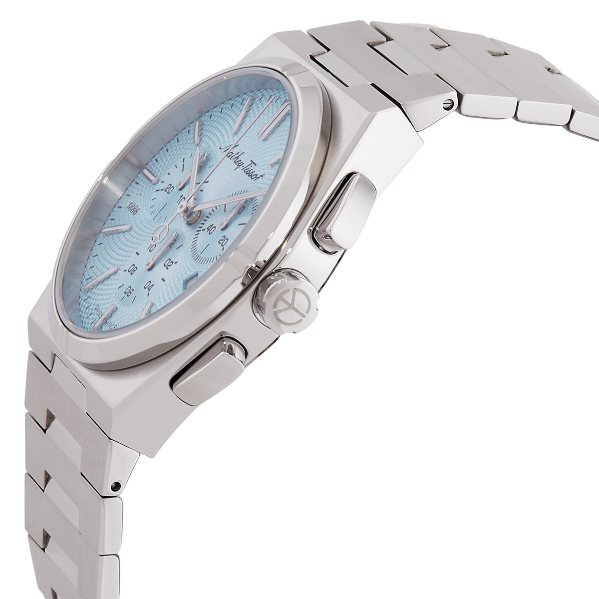 mathey tissot zeus chronograph quartz blue dial men's watch h118chsk mathey tissot zeus chronograph quartz blue dial men's watch h118chsk