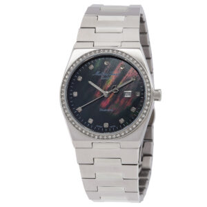 Витрина mathey tissot zeus lady diamond quartz black dial watch d118san