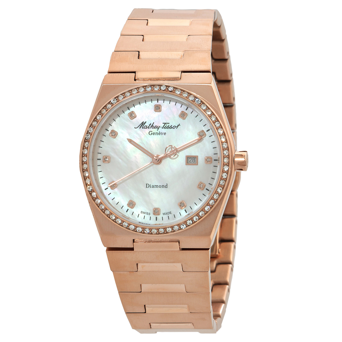 mathey tissot zeus lady diamond quartz white dial ladies watch d118spi mathey tissot zeus lady diamond quartz white dial ladies watch d118spi