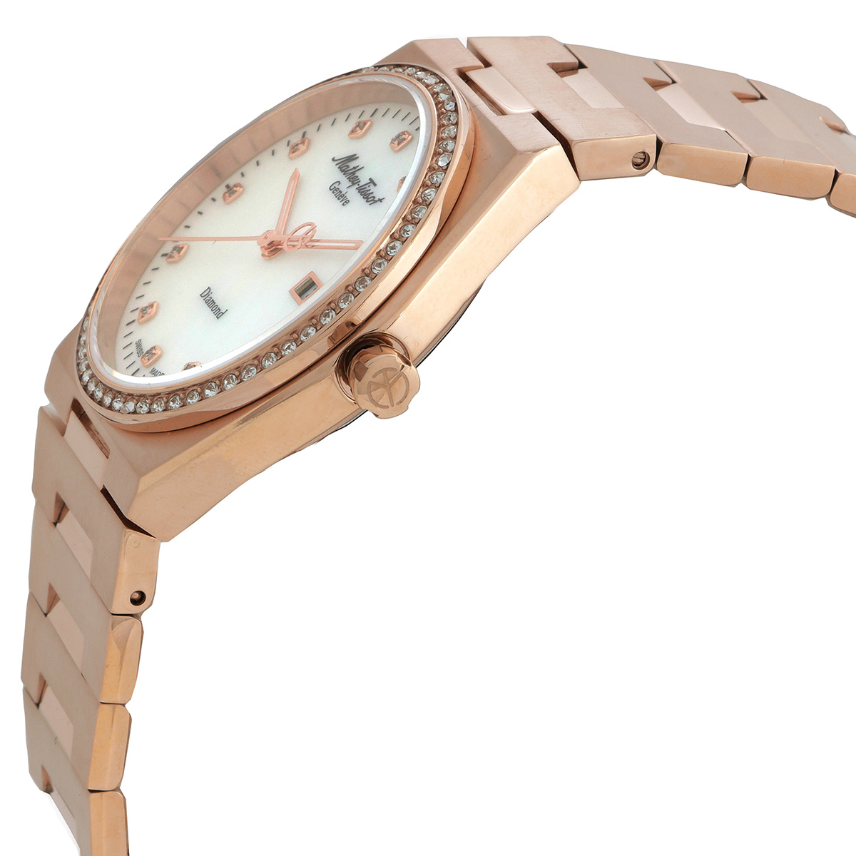 mathey tissot zeus lady diamond quartz white dial ladies watch d118spi mathey tissot zeus lady diamond quartz white dial ladies watch d118spi