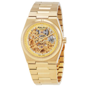 Витрина mathey tissot zeus skeleton automatic champagne dial men's watch h118cfpdi