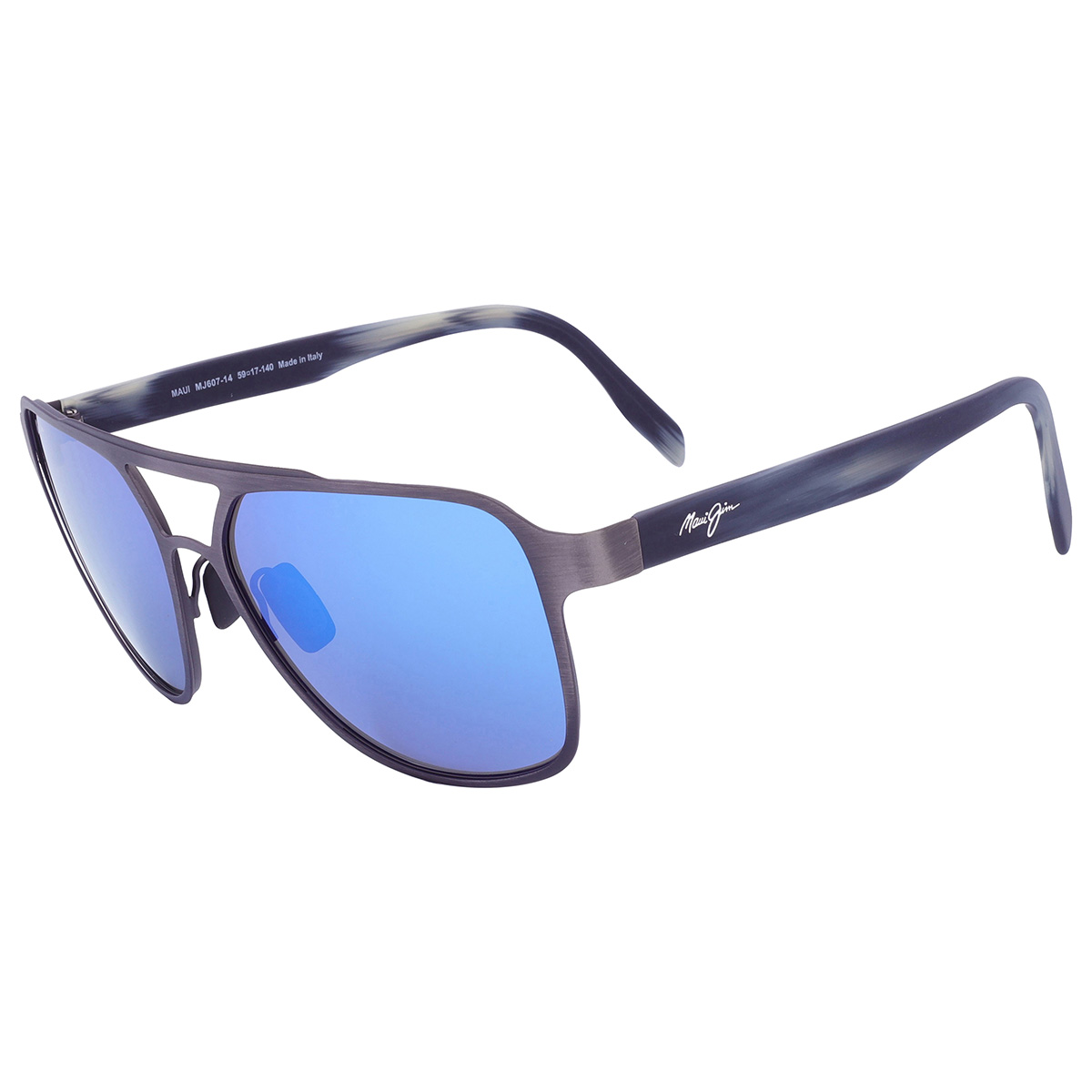 maui jim 2nd reef blue hawaii navigator men's sunglasses b607 14 59 maui jim 2nd reef blue hawaii navigator men's sunglasses b607 14 59