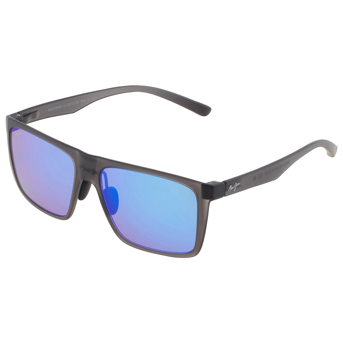 maui jim honokalani blue hawaii rectangular men's sunglasses b455 14 57 maui jim honokalani blue hawaii rectangular men's sunglasses b455 14 57