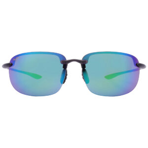 maui jim ho'okipa xlarge mauigreen rectangular men's sunglasses gm456 14 67