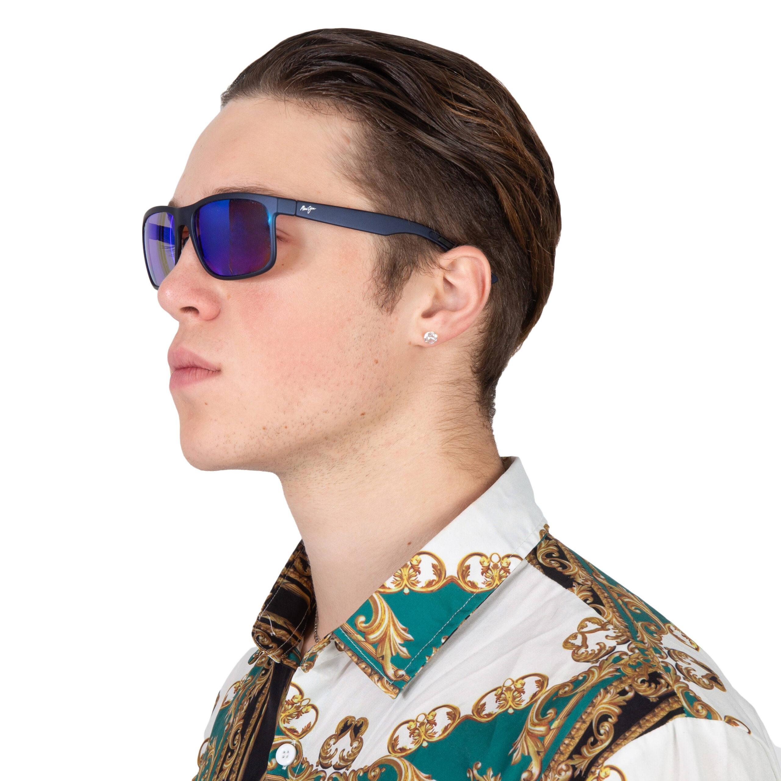 maui jim huelo blue hawaii rectangular men's sunglasses b449 03 58 maui jim huelo blue hawaii rectangular men's sunglasses b449 03 58