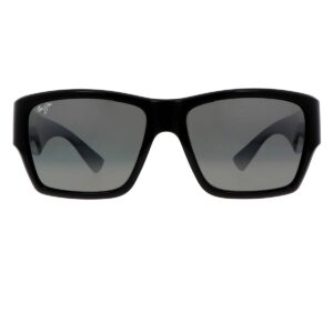 maui jim ka'olu neutral grey wrap sunglasses 614 02 57