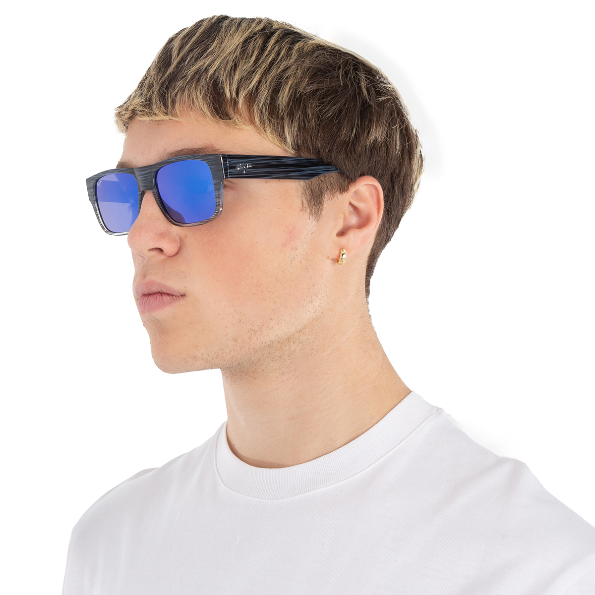 maui jim keahi blue hawaii rectangular men's sunglasses b873 03 56 maui jim keahi blue hawaii rectangular men's sunglasses b873 03 56