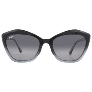maui jim lotus neutral grey butterfly ladies sunglasses gs827 02j 56