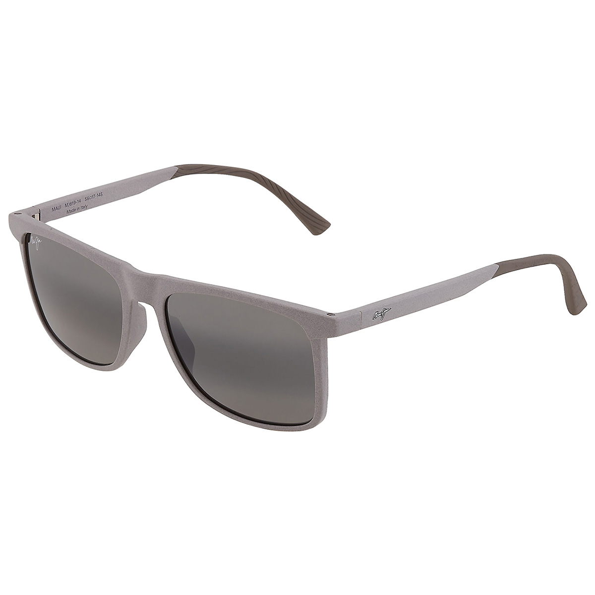 maui jim makamae neutral grey rectangular men's sunglasses 619 14 56 maui jim makamae neutral grey rectangular men's sunglasses 619 14 56
