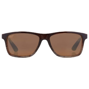 maui jim onshore hcl bronze rectangular men's sunglasses h798 01 58
