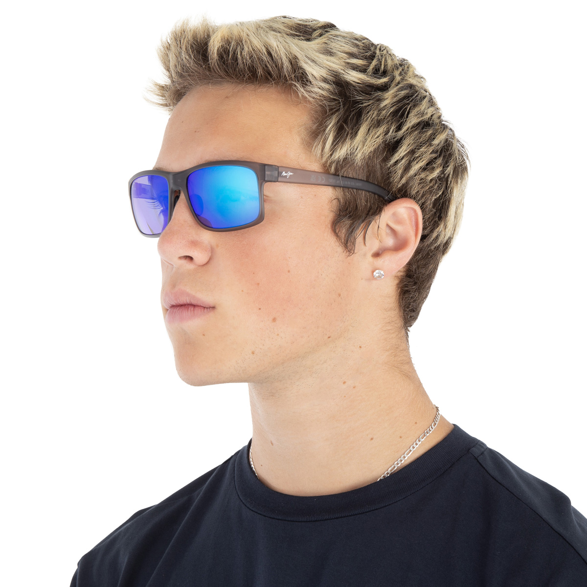 maui jim pokowai arch blue hawaii rectangular men's sunglasses b439 11m 58 maui jim pokowai arch blue hawaii rectangular men's sunglasses b439 11m 58