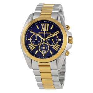 michael kors bradshaw chronograph blue dial ladies watch mk5976