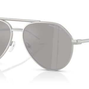 Home michael kors brentwood silver mirror pilot men's sunglasses mk1168 19036g 58
