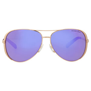 Витрина michael kors chelsea purple mirror pilot ladies sunglasses mk5004 10034v 59