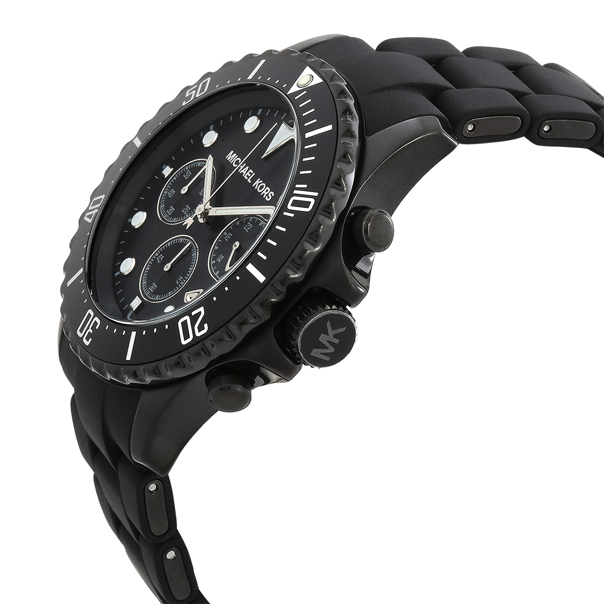 michael kors everest chronograph quartz black dial men's watch mk8980 michael kors everest chronograph quartz black dial men's watch mk8980