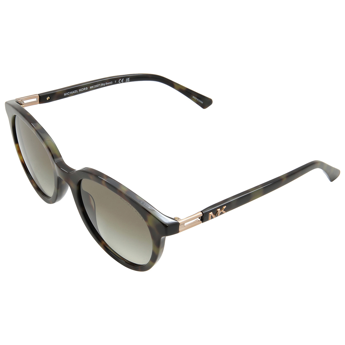 michael kors big bend olive gradient oval ladies sunglasses mk2227 39433m 53 michael kors big bend olive gradient oval ladies sunglasses mk2227 39433m 53