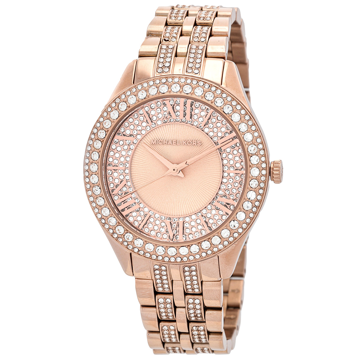 michael kors harlowe pave quartz crystal ladies watch mk4710 michael kors harlowe pave quartz crystal ladies watch mk4710