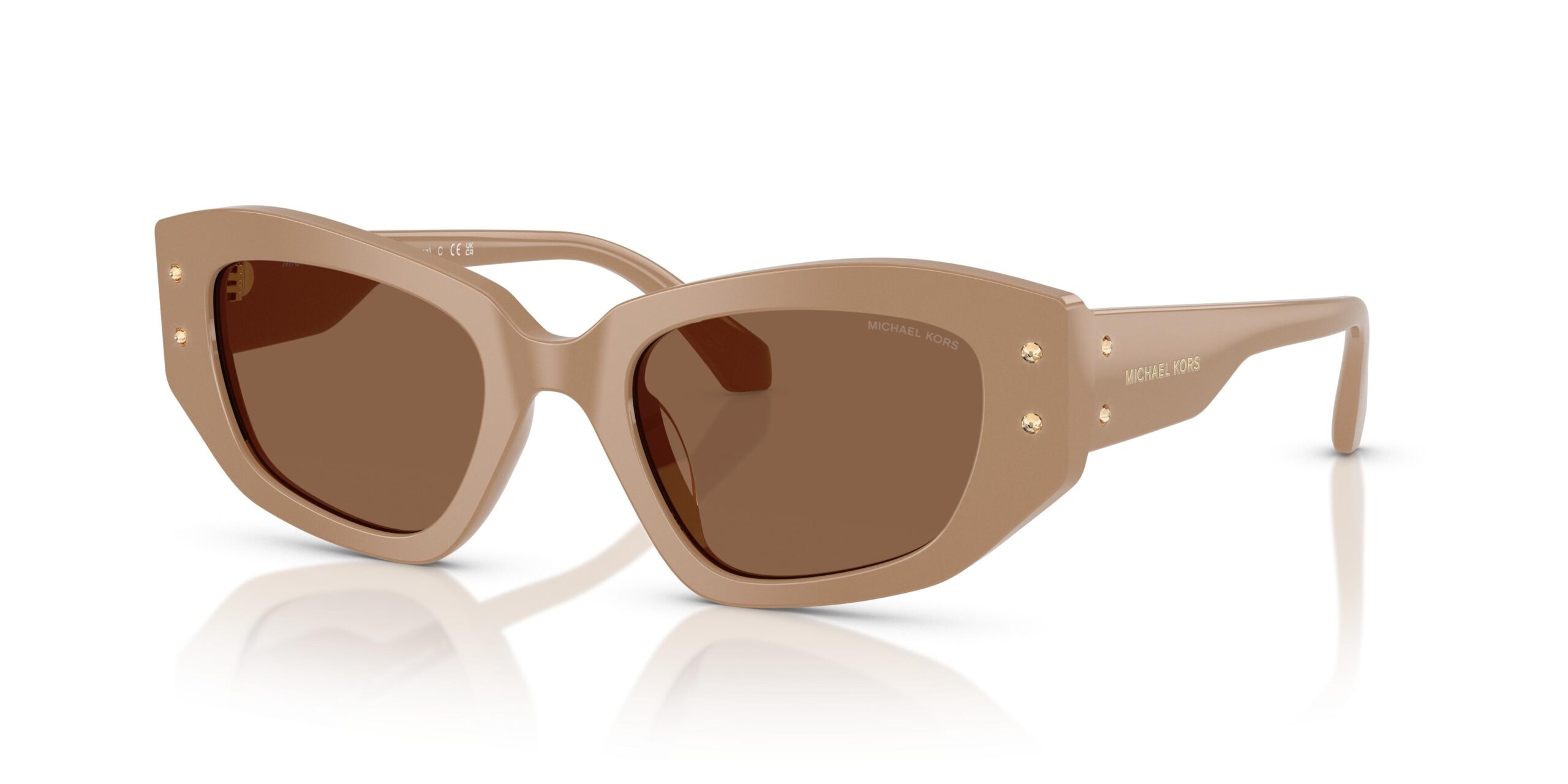 michael kors le praz brown cat eye ladies sunglasses mk2234b 355573 50 michael kors le praz brown cat eye ladies sunglasses mk2234b 355573 50