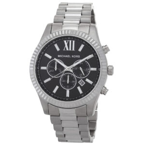 michael kors lexington chronograph quartz watch and card case gift set mk1091set