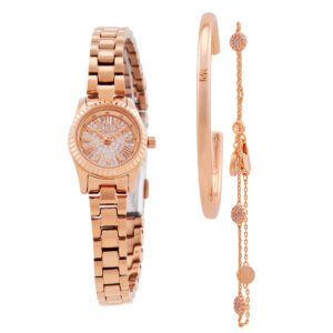 michael kors lexington quartz ladies watch gift set