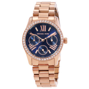 michael kors mini lexington chronograph quartz crystal ladies watch mk4926