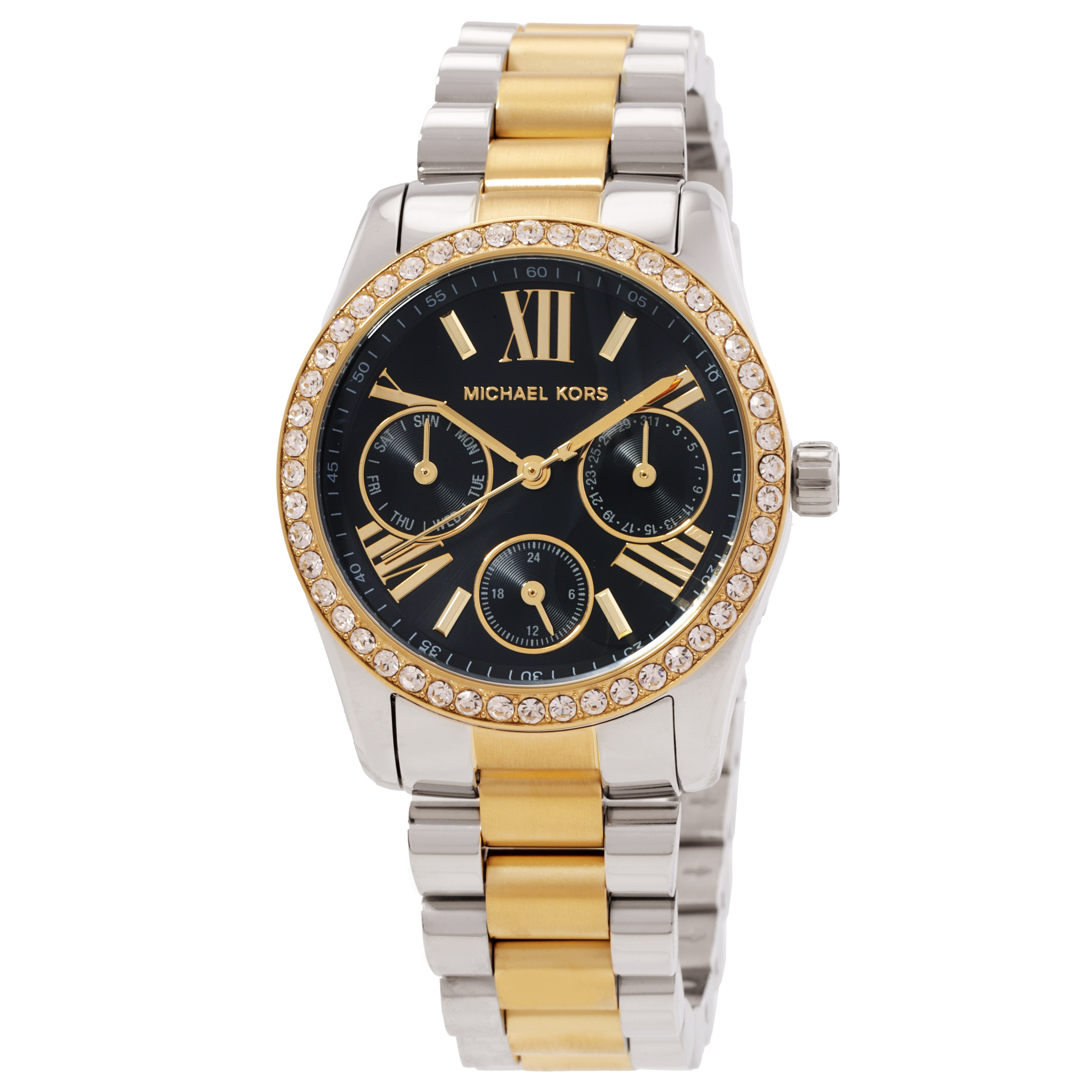 michael kors mini lexington quartz black dial ladies watch mk4925 michael kors mini lexington quartz black dial ladies watch mk4925