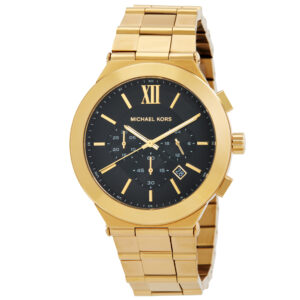 michael kors oversized billie chronograph black dial men's watch mk9220