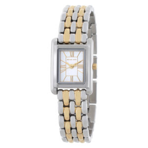 Витрина michael kors petite essex white dial two tone ladies watch mk4999
