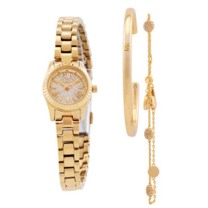 michael kors petite lexington quartz watch gift set