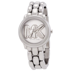 michael kors phoebe quartz silver dial ladies watch mk4963