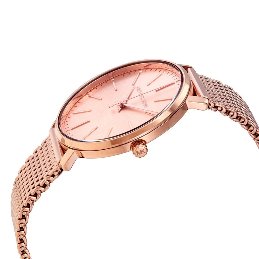 michael kors pyper quartz crystal rose gold dial ladies watch mk4340 michael kors pyper quartz crystal rose gold dial ladies watch mk4340