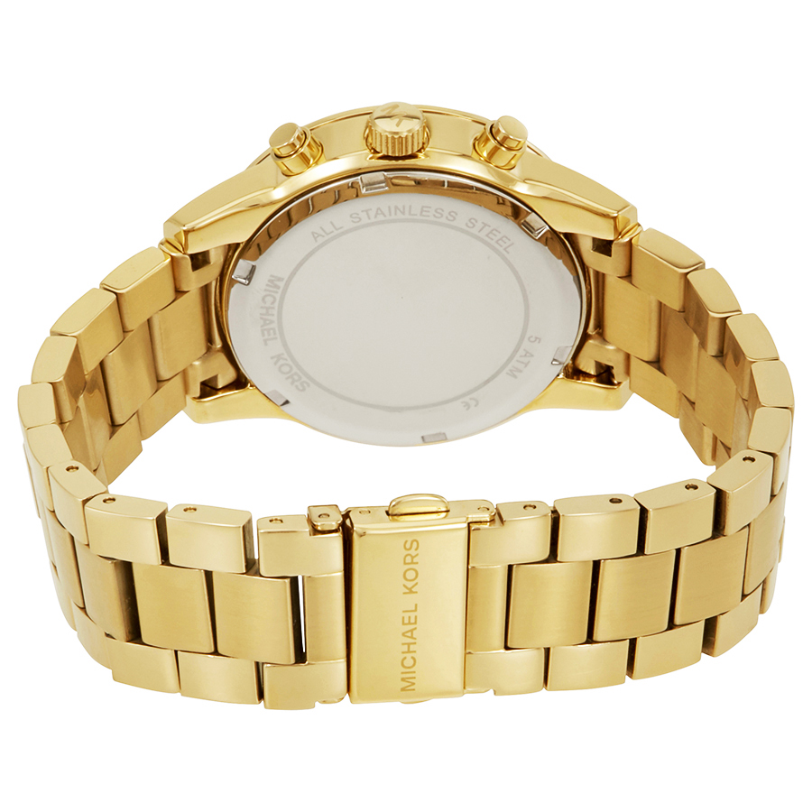 michael kors ritz chronograph gold dial ladies watch mk6356 michael kors ritz chronograph gold dial ladies watch mk6356