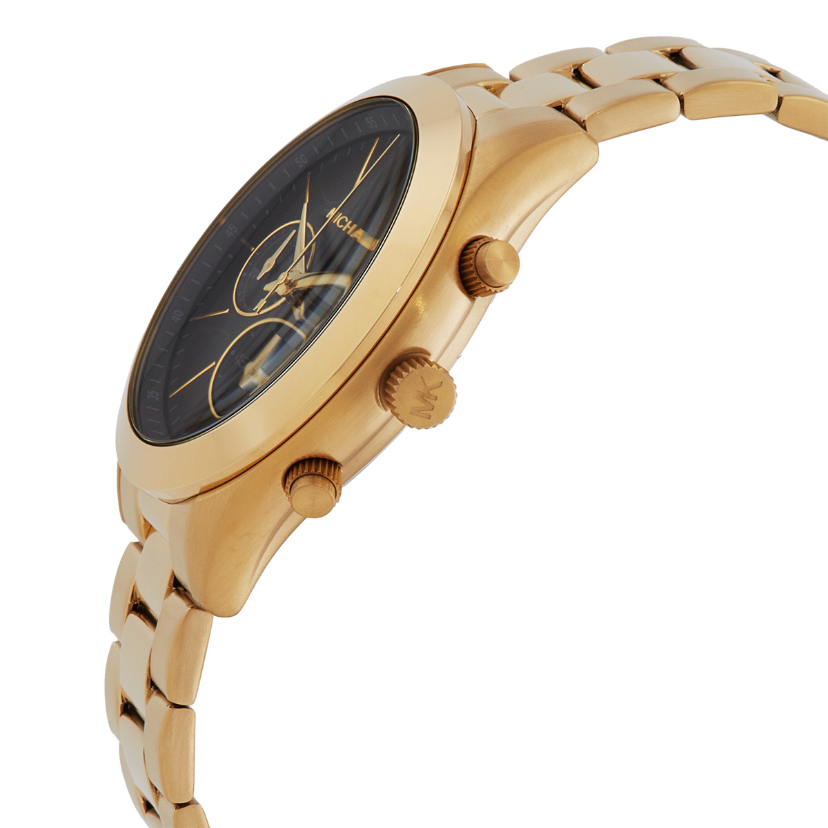 michael kors runway chronograph quartz black dial men's watch mk1076set michael kors runway chronograph quartz black dial men's watch mk1076set