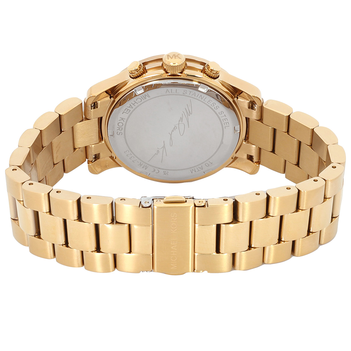 michael kors runway chronograph quartz gold dial ladies watch mk7323 michael kors runway chronograph quartz gold dial ladies watch mk7323