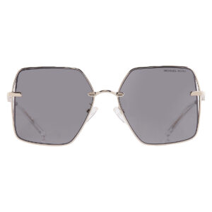 Home michael kors sanya gray solid square ladies sunglasses mk1157d 10143f 58