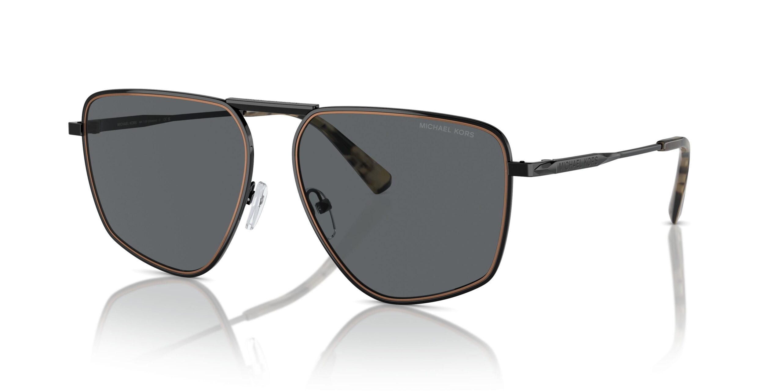 michael kors silverton dark grey navigator men's sunglasses mk1153 100587 58 michael kors silverton dark grey navigator men's sunglasses mk1153 100587 58