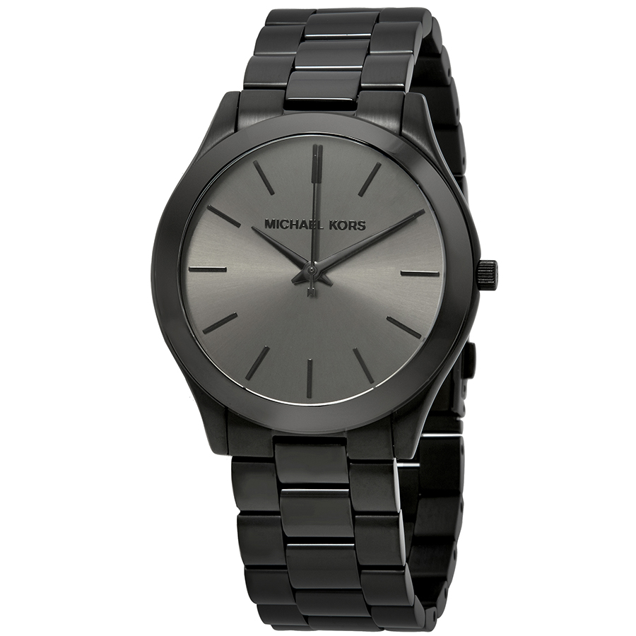 michael kors slim runway black dial men's watch mk8507 michael kors slim runway black dial men's watch mk8507
