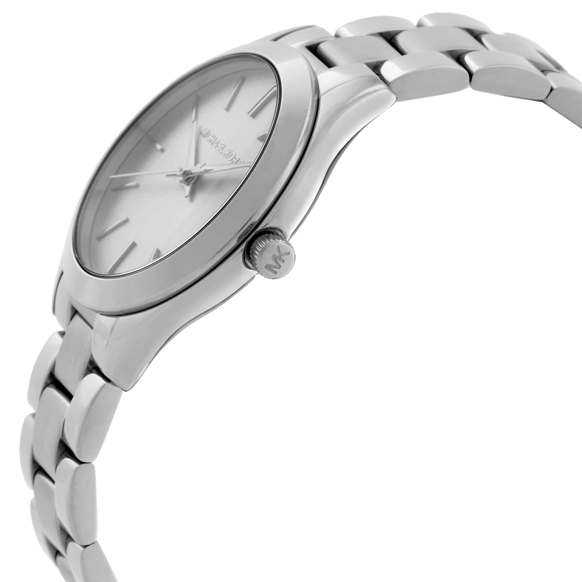 michael kors slim runway quartz silver dial ladies watch set mk7563set michael kors slim runway quartz silver dial ladies watch set mk7563set