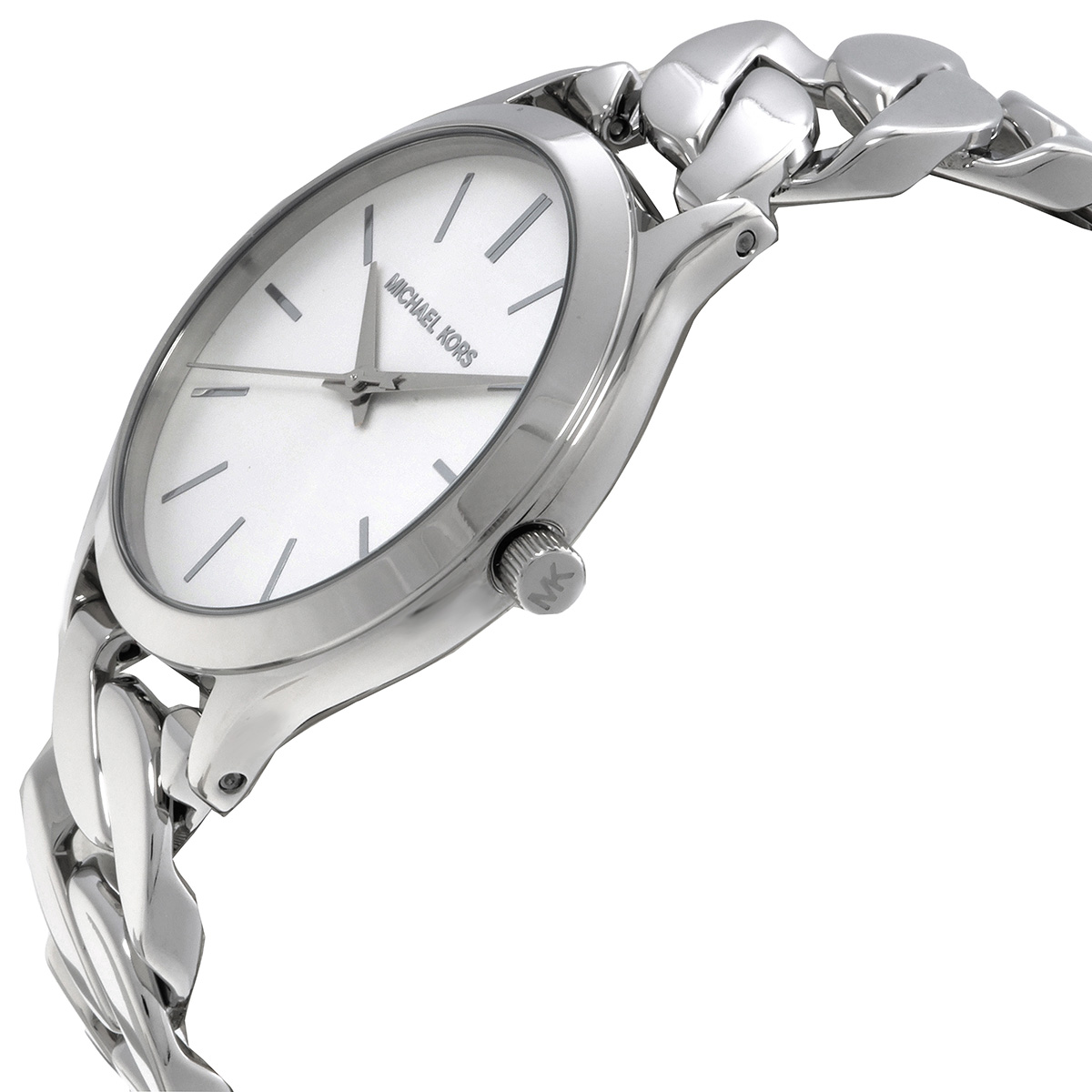 michael kors slim runway quartz white dial ladies watch mk7474 michael kors slim runway quartz white dial ladies watch mk7474