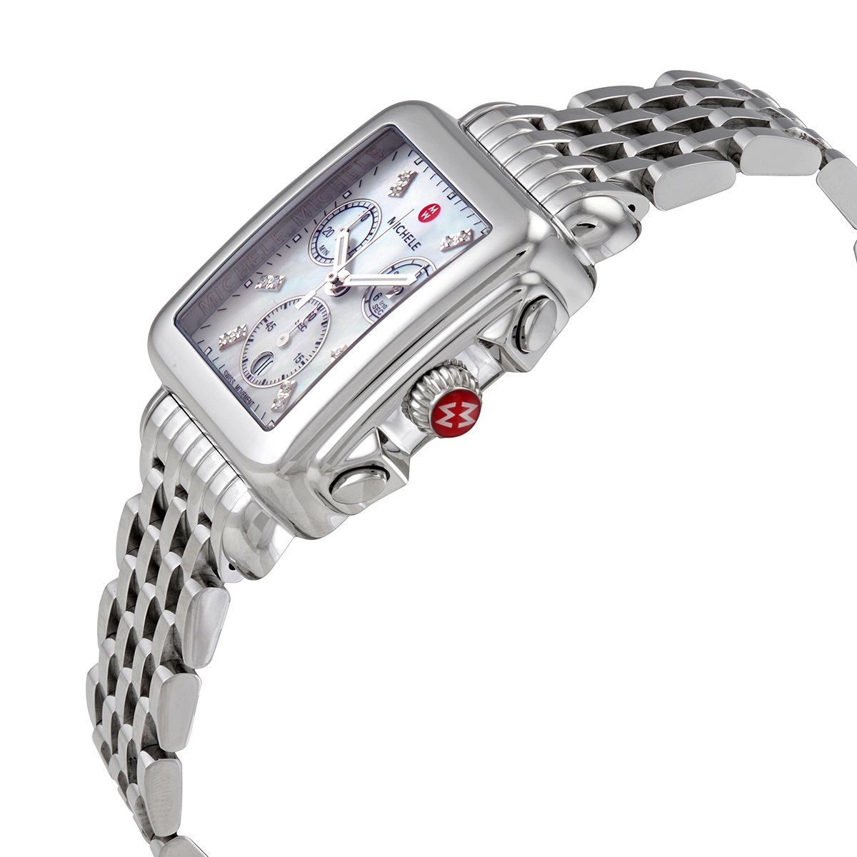 michele deco chronograph quartz diamond white mother of pearl dial ladies watch mww06a000778 michele deco chronograph quartz diamond white mother of pearl dial ladies watch mww06a000778