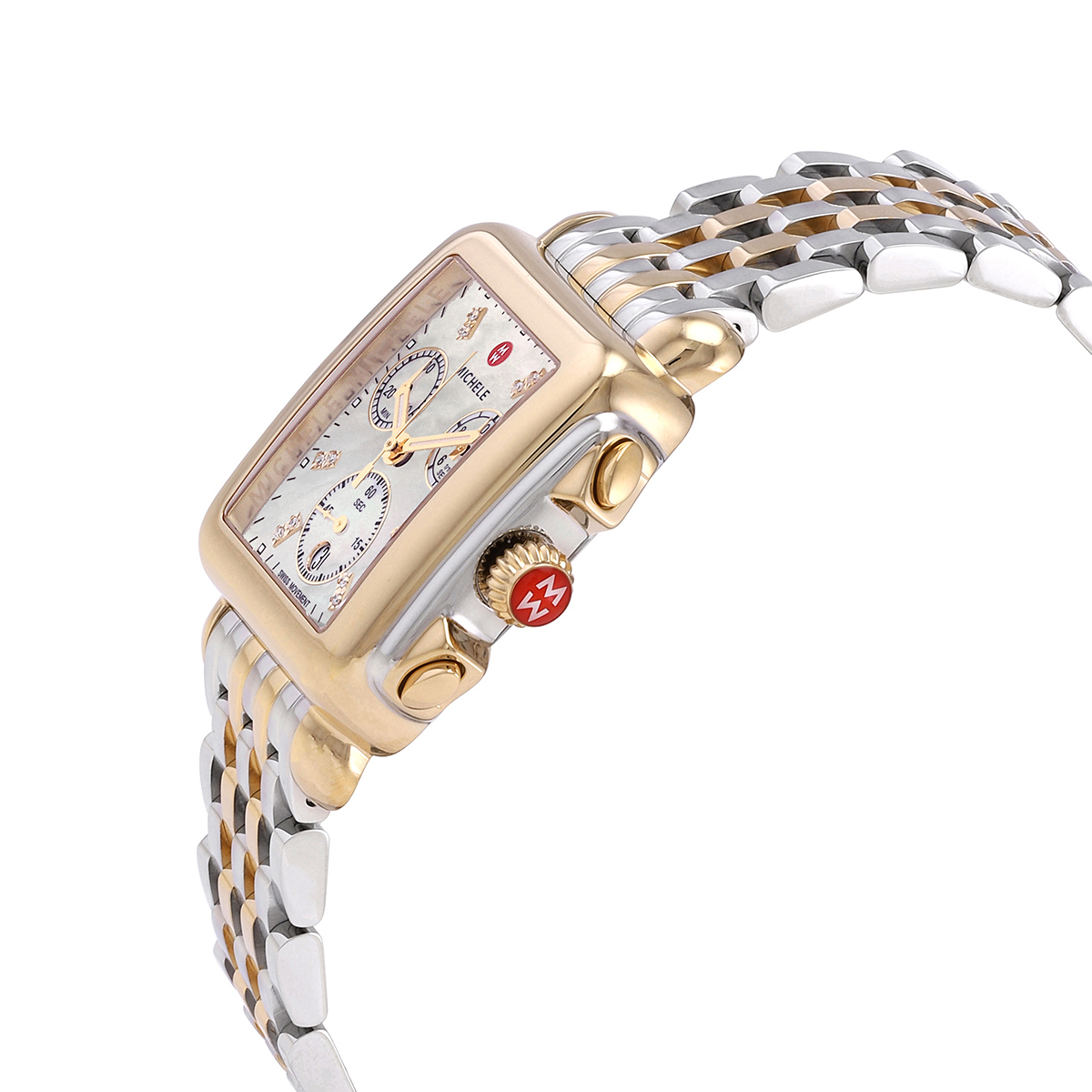 michele deco chronograph quartz diamond white mother of pearl dial ladies watch mww06a000779 michele deco chronograph quartz diamond white mother of pearl dial ladies watch mww06a000779