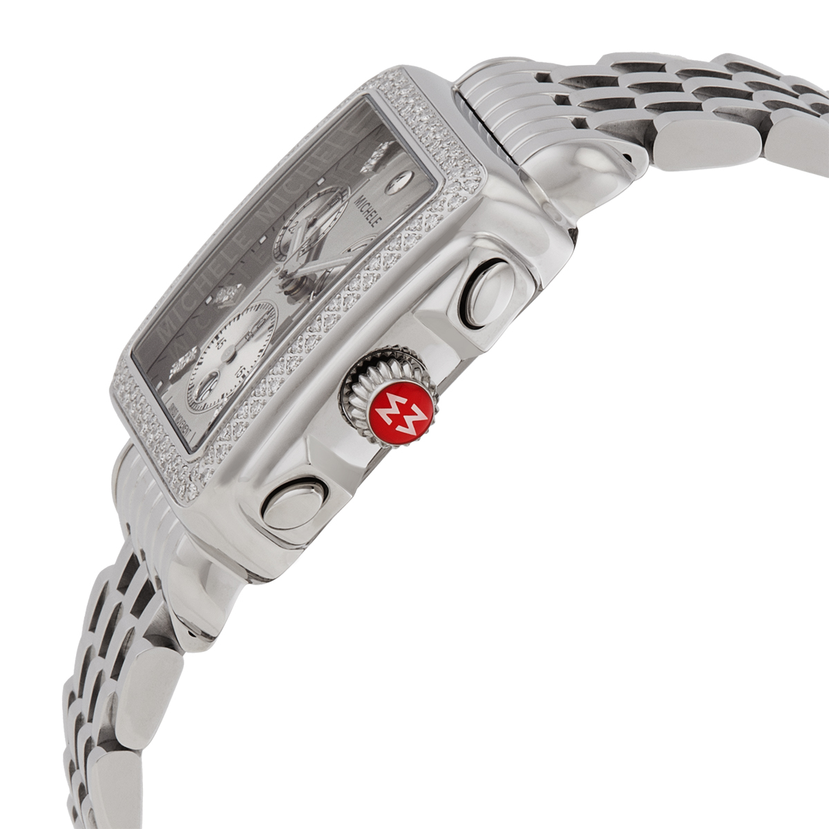 michele deco high shine chronograph quartz diamond silver dial ladies watch mww06a000804 michele deco high shine chronograph quartz diamond silver dial ladies watch mww06a000804