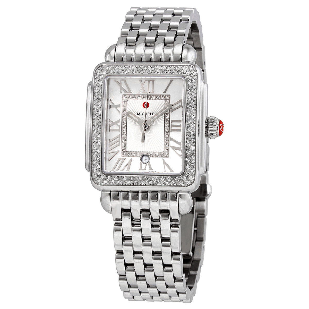 michele deco madison mid quartz ladies watch mww06g000001 michele deco madison mid quartz ladies watch mww06g000001