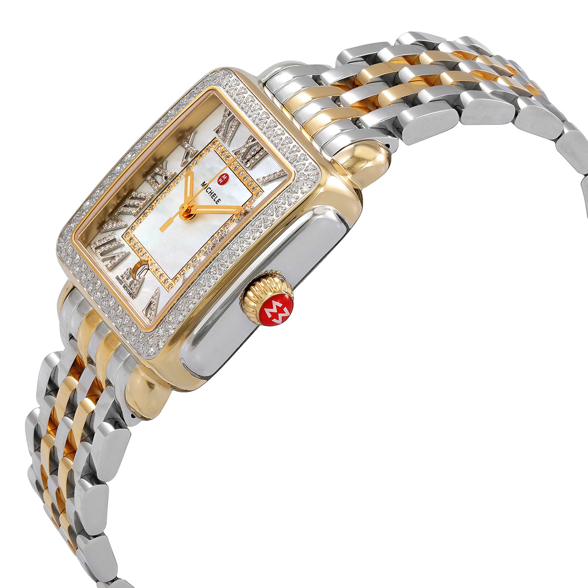 michele deco madison quartz silver dial ladies watch mww06t000236 michele deco madison quartz silver dial ladies watch mww06t000236