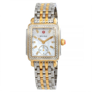 michele deco mid quartz diamond ladies watch mww06v000123